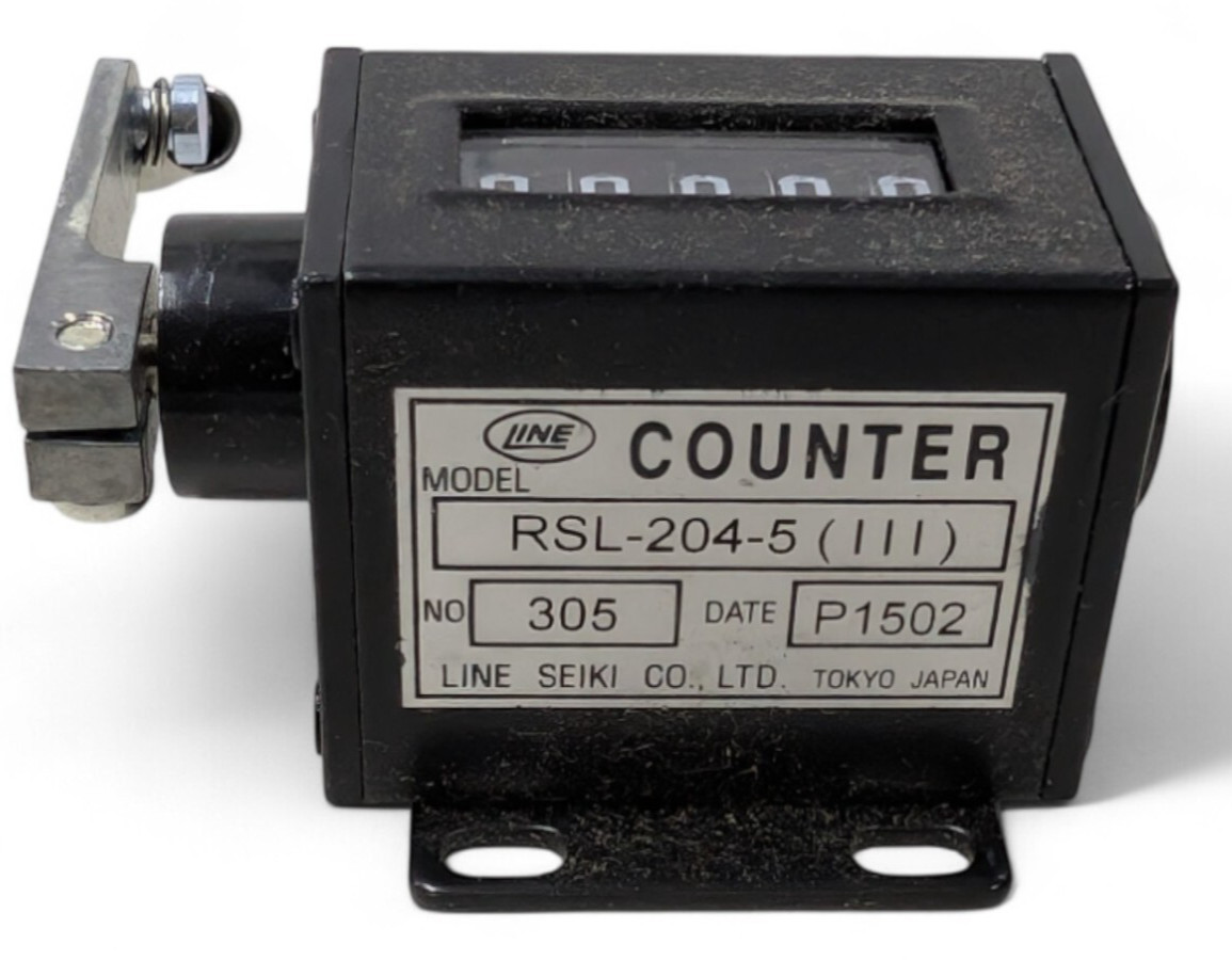 10 Pcs Line Seiki RSl-204-5(iii) Mechanical Preset Counter Type III Japan