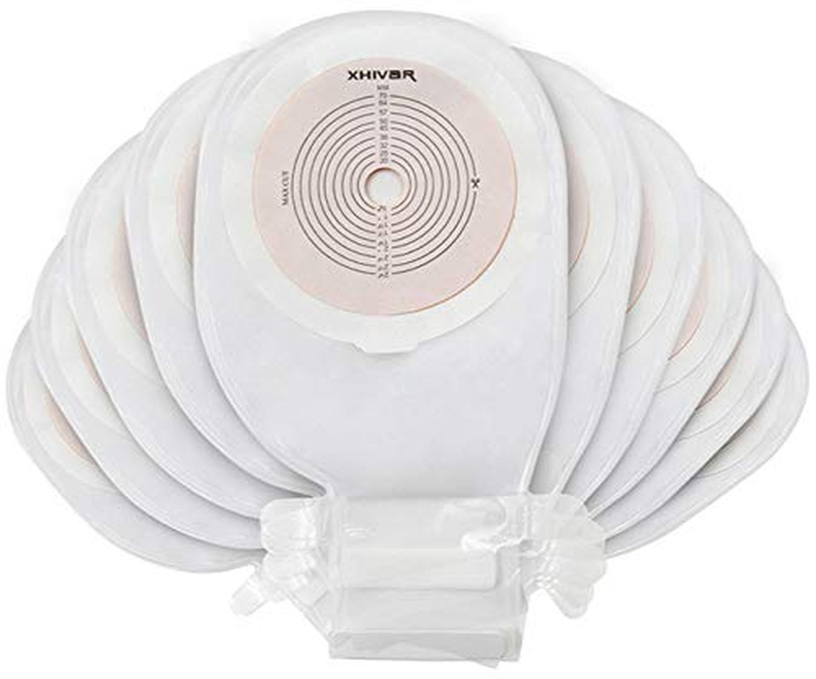 Ostomy Colostomy Supplies 1-Piece Premium Medicals Pouch Ostomy Bag Colostomy...