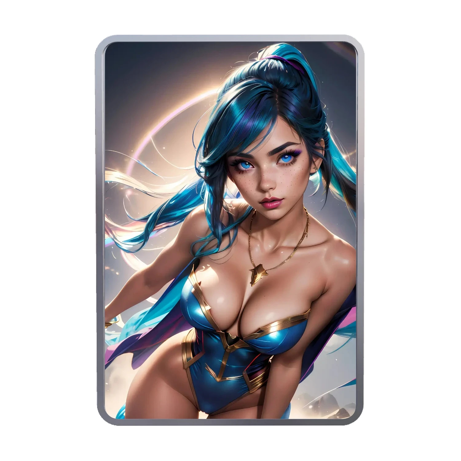 SEXY! 1 oz .999 Fine Silver Colorized Naughty Art Bar – Limited