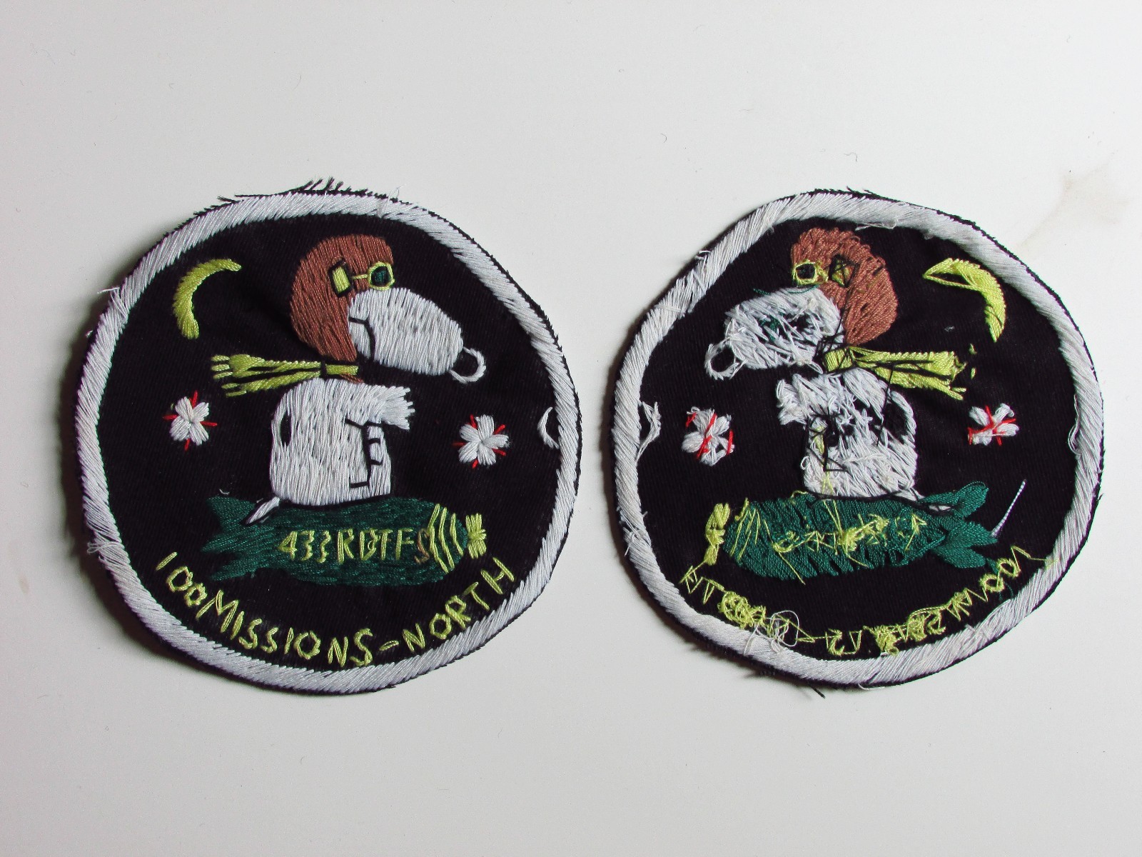 b8405 US Air Force Vietnam 433rd Tactical Fighter Squadron 100 Missions IR20C