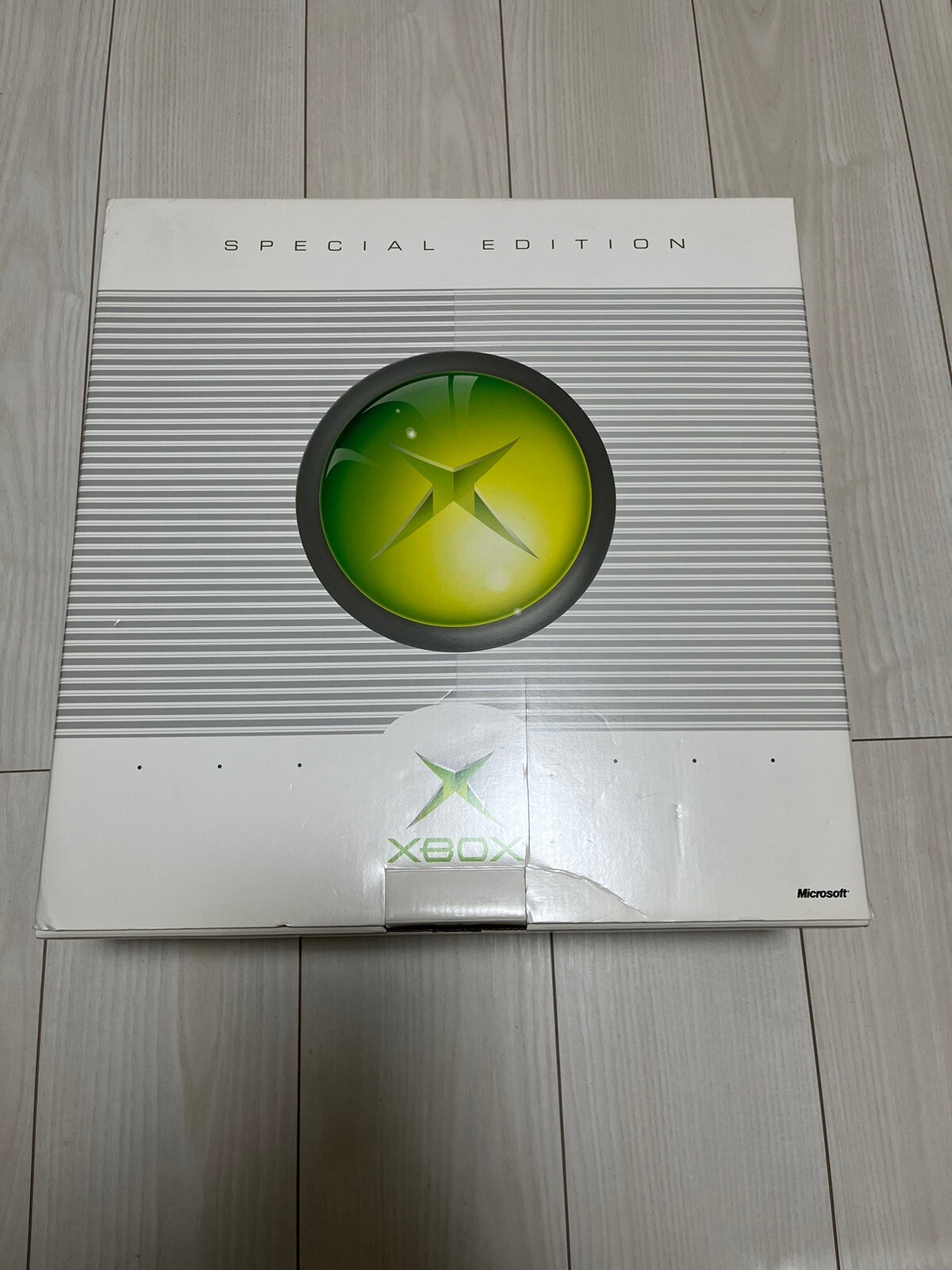 【JUNK】Microsoft Xbox Special Edition Clear Skeleton Limited Black Console