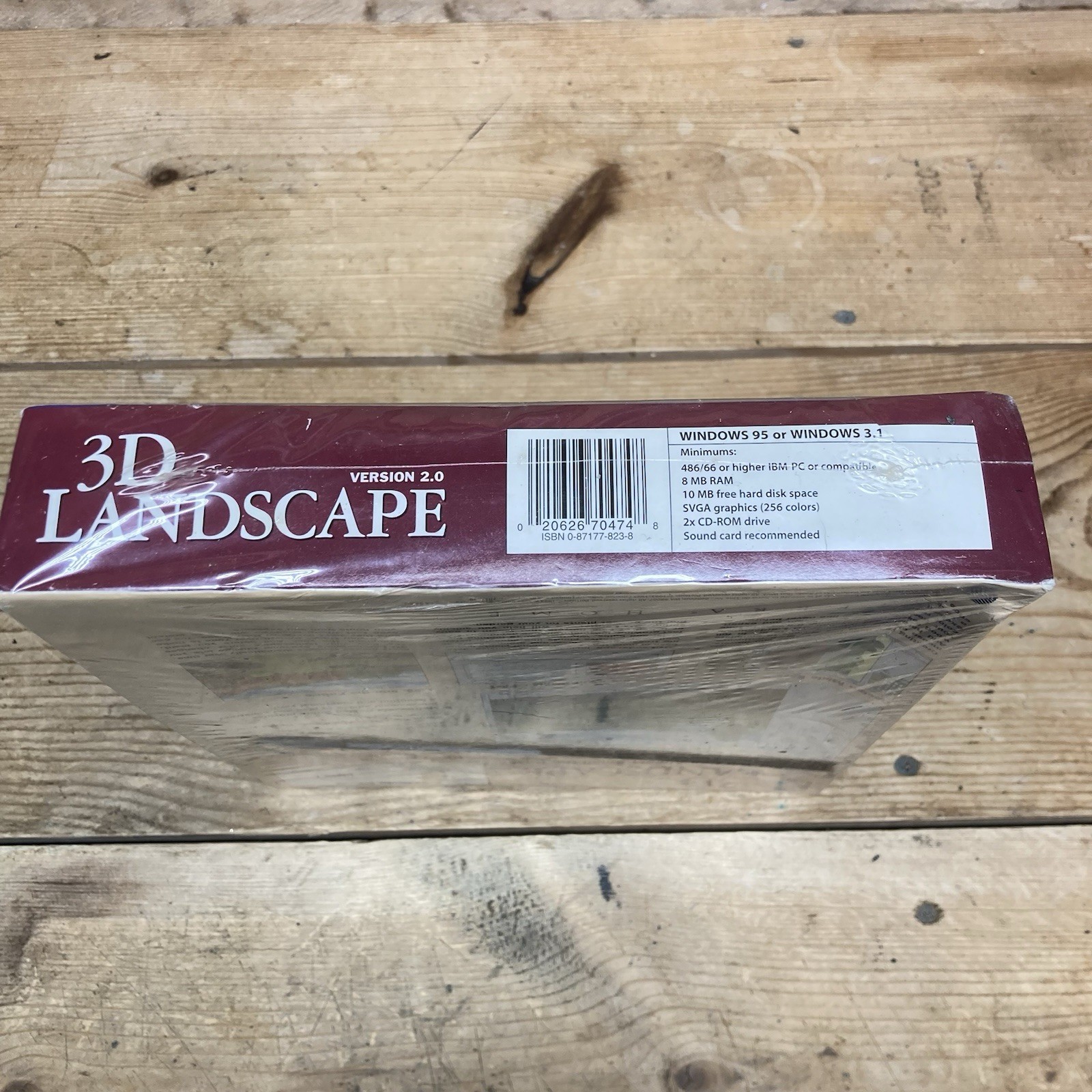 NEW Sierra 3D Landscape 2.0 CD-ROM 1998 Software Win 95/3.1