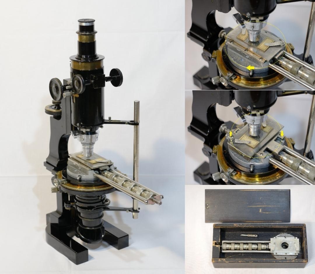 Leitz Rotating Mica Compensator for Polarizing Microscope 1950s Optics Antique