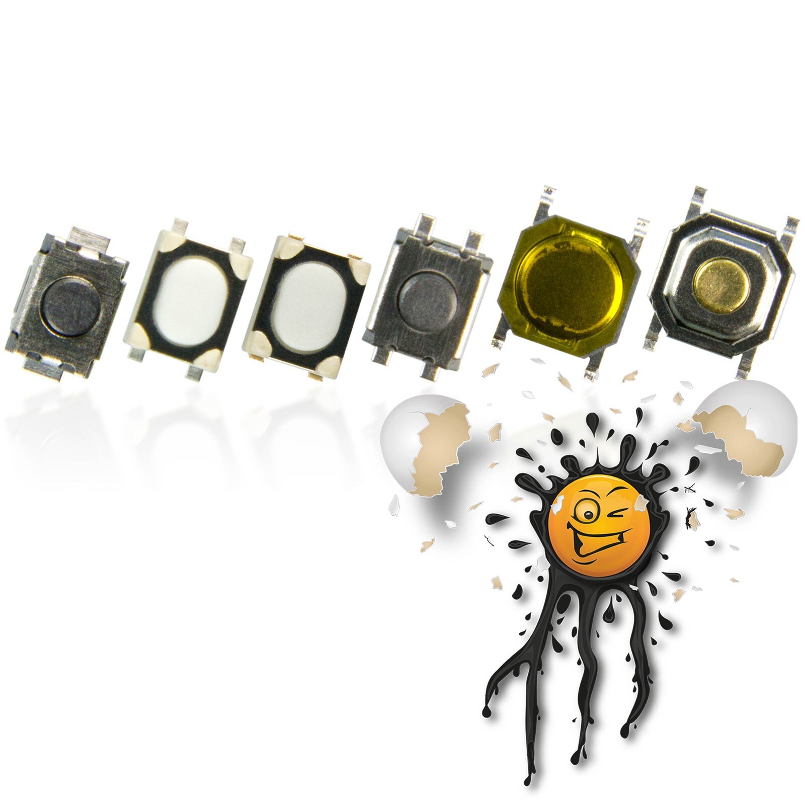 5 pieces micro pushbutton pushbutton 4 mm SMD tactile switch push button