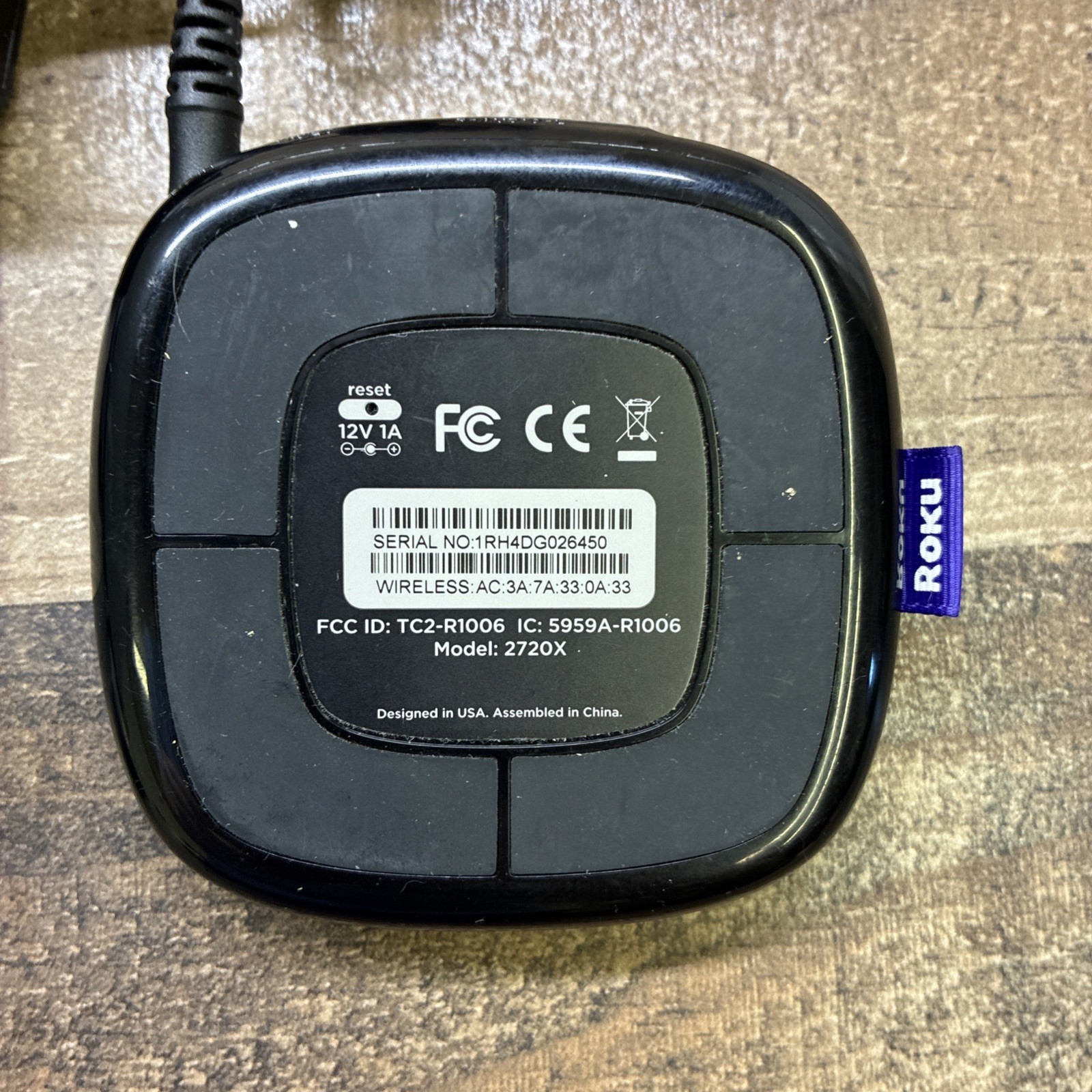 Streaming Device Lot Roku 2 2720X Amazon Remote Untested RC07