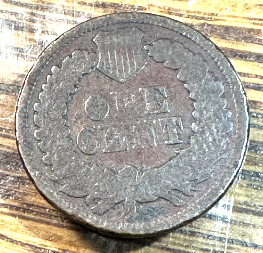 1866 Indian Cent Nice Original Good CHRC