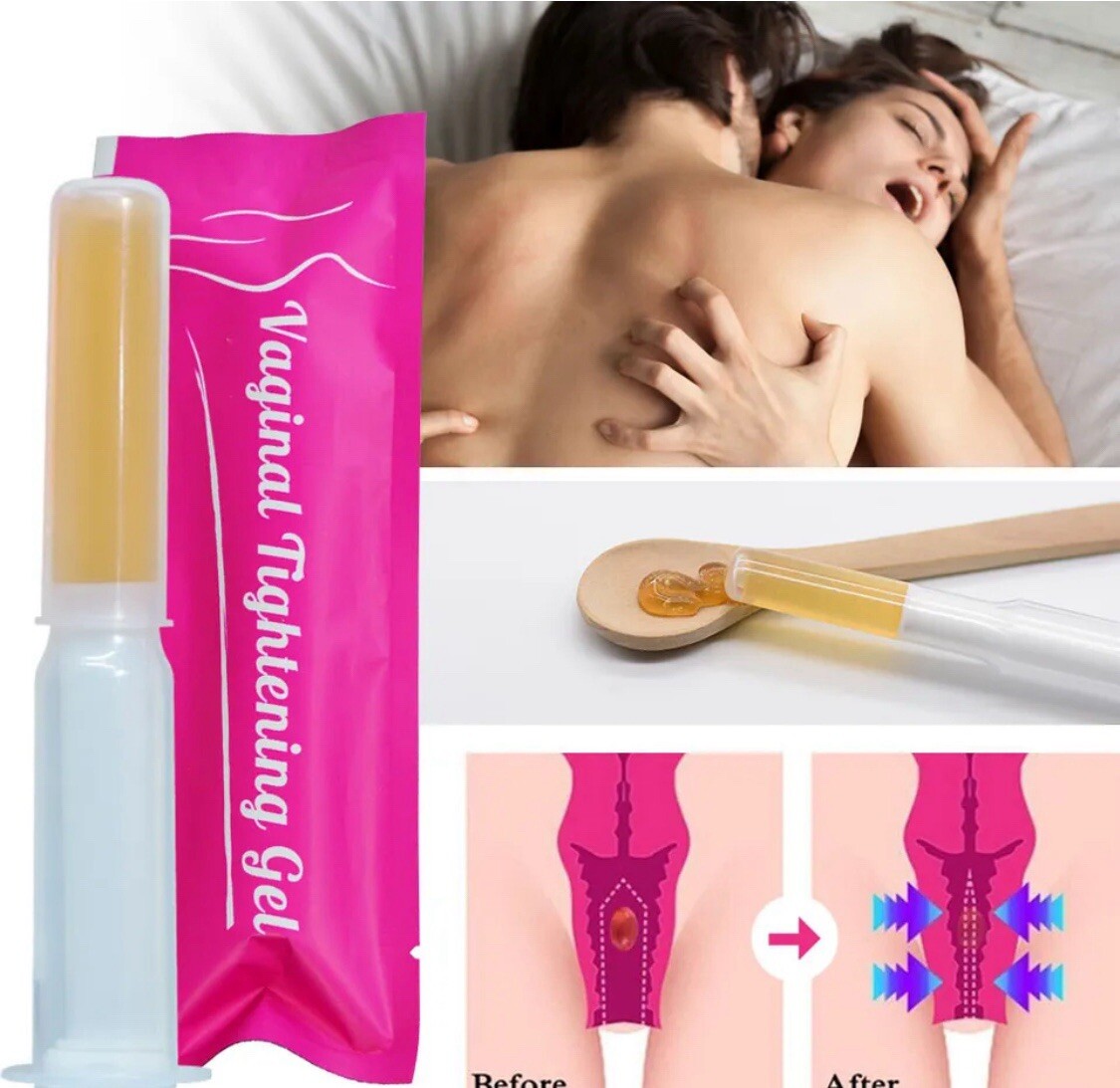 5 Pcs Feminine Intimate Care Herbal Gel For Private PH Balance Detox Rejuvenate