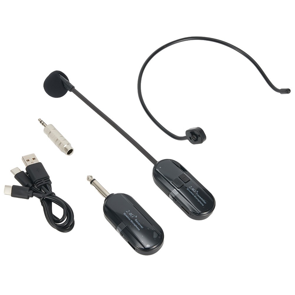 for 2.4G Wireless Microphone Headset 160FT Range Mic For Teach Outdoor Speech