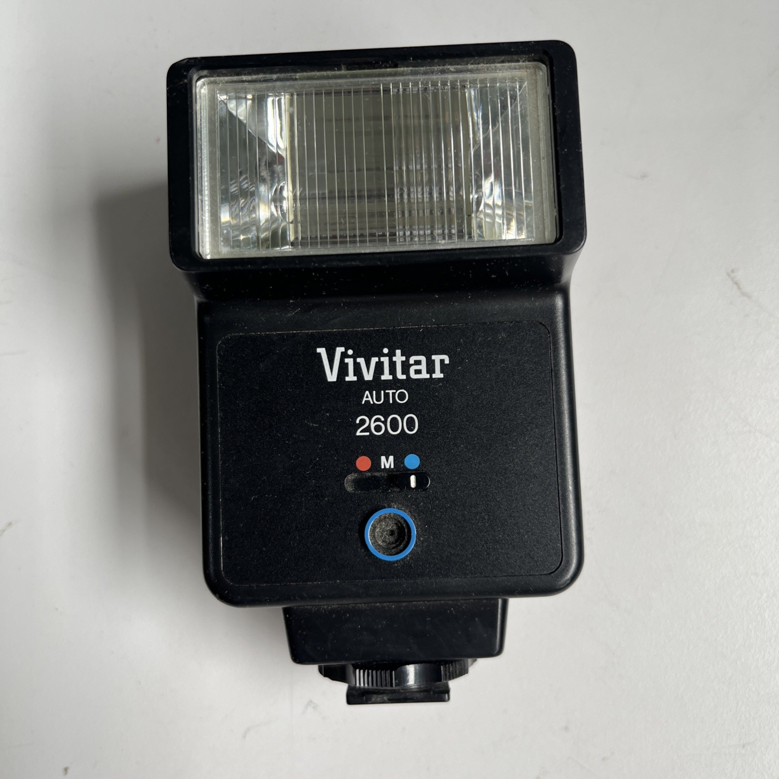 Vivitar Auto Thyristor 2600 D Flash Camera Accessory Shoe Mount Flash Untested