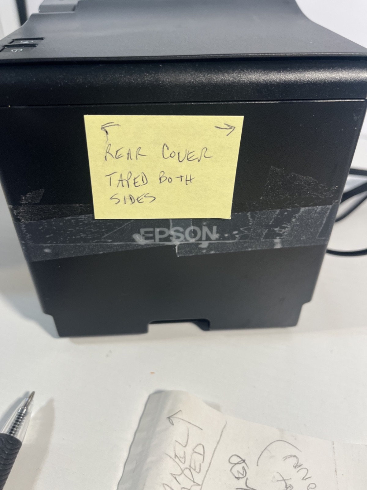 EPSON TMm30ii BLUETOOTH Printer + Power Supply -READ- TESTED #B7568 $5 s/h
