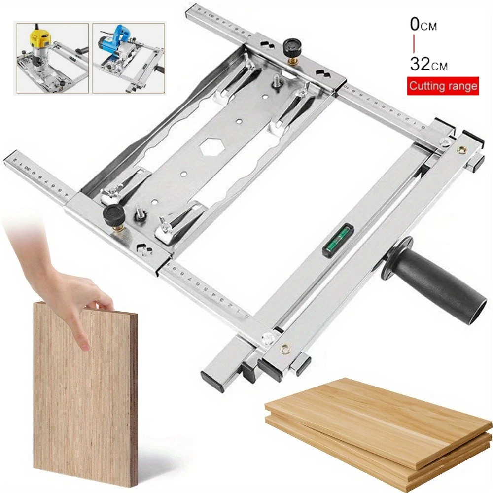 Cutting Machine Edge Guide Positioner 12.6 Inch Adjustable Circular Saw Guide US