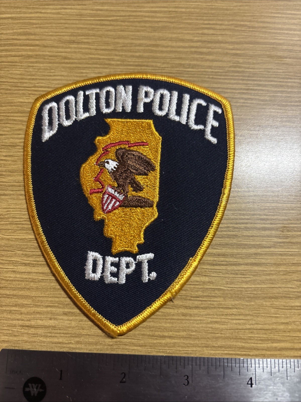 Dolton Illinois Police Patch Historical Memorabilia