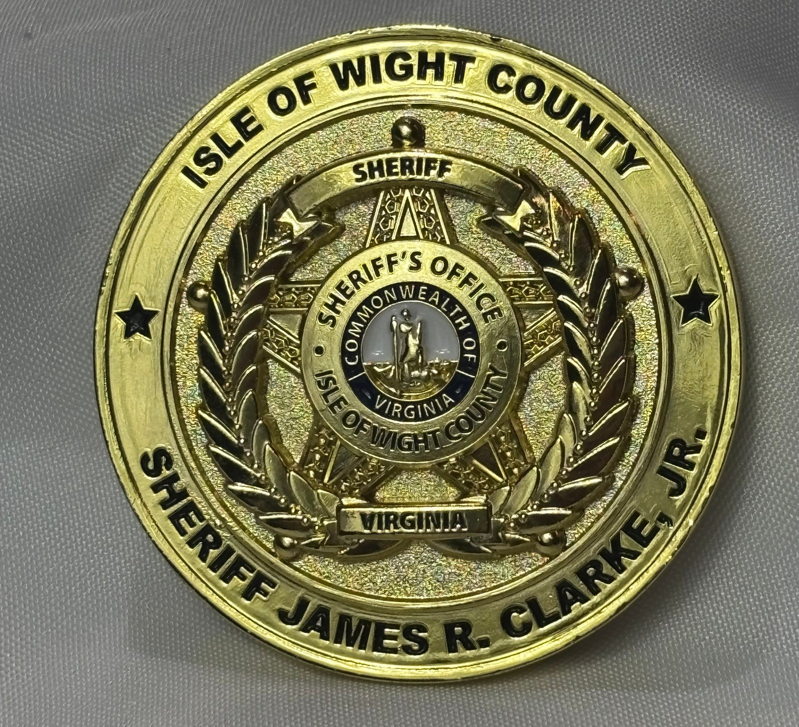 Isle Of Wight County Sheriff's Office Challenge Coin Commonwealth Of Virginia