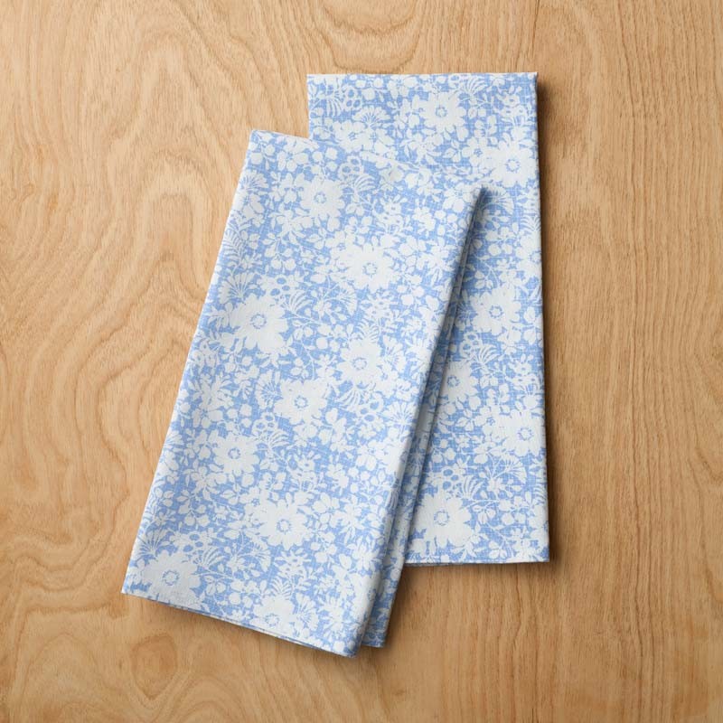Garden Floral Cotton Tea Towels, Set of 2-TheCompanyStore|63684
