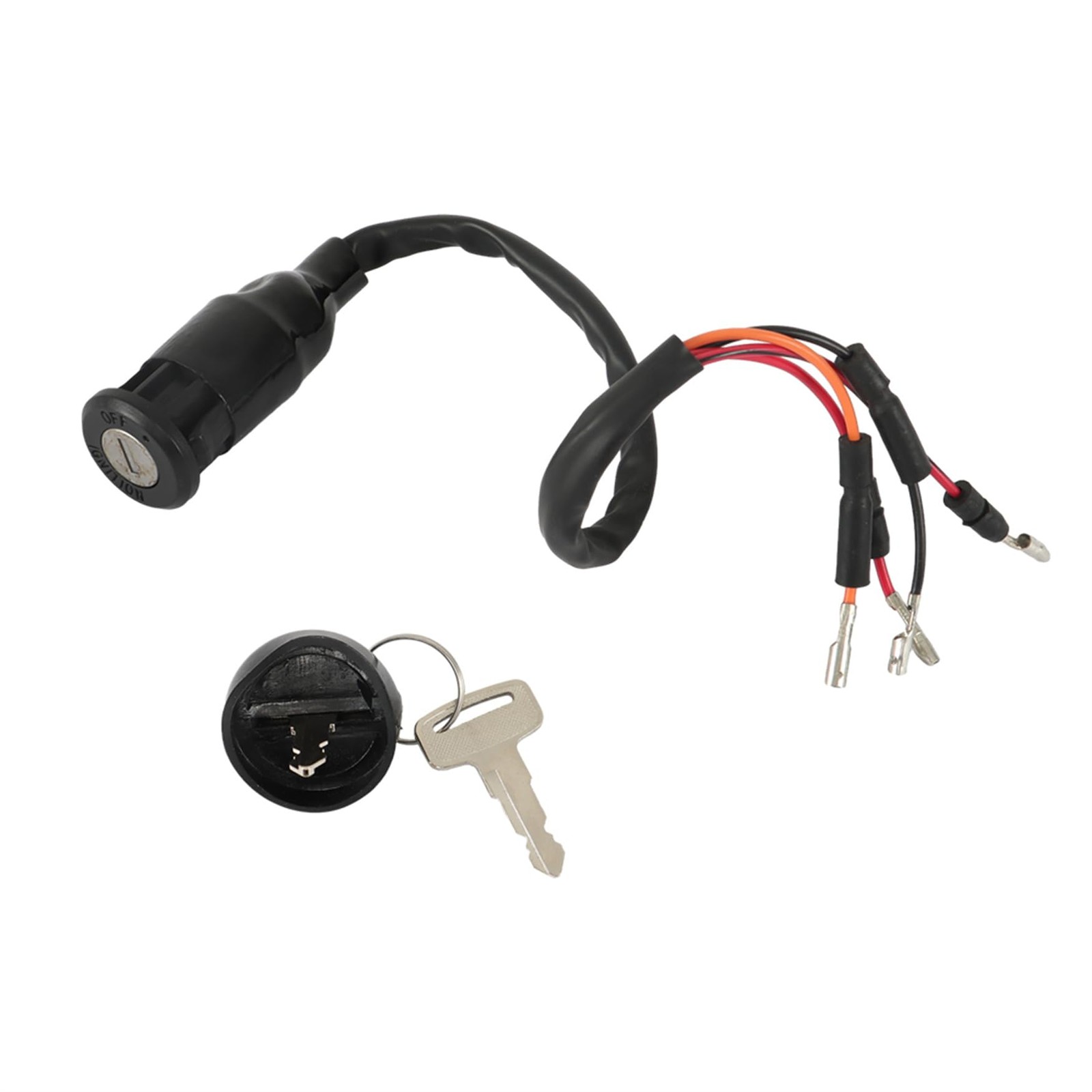 WFLNHB Ignition Switch with Key Replacement for Honda FourTrax 300 Black