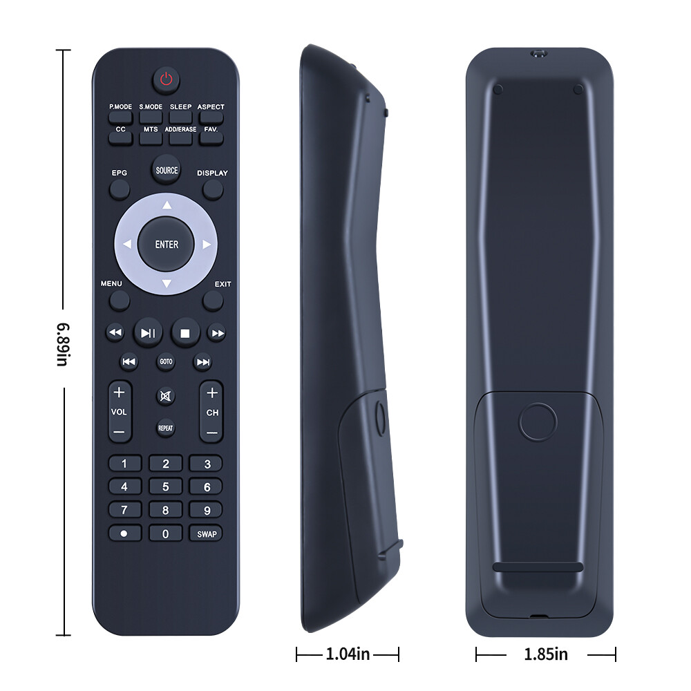 TZH-054 Remote Control For Polaroid TV 19GSR3000 22GSD3000F 24GSR3000 32GSR3000