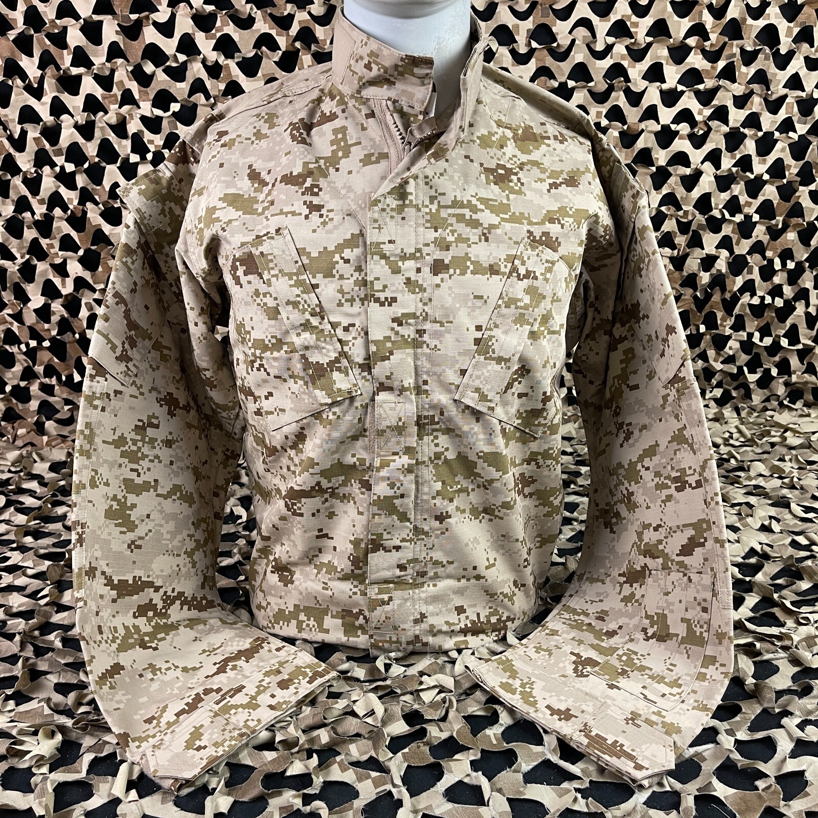 NEW BDU Jacket - Desert Digi Camo - X-Large Long