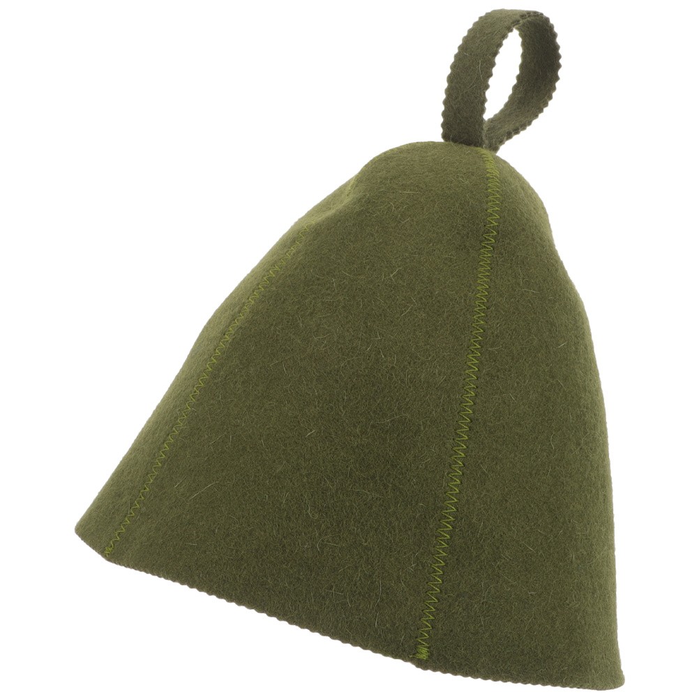 Sauna Hat for Men Women Soft Wool Bathing Cap Quick Drying Shower Accessories