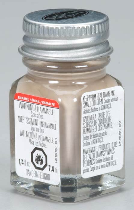 Testors 1/4 oz Gloss Sand Beige Enamel Model Paint 1118