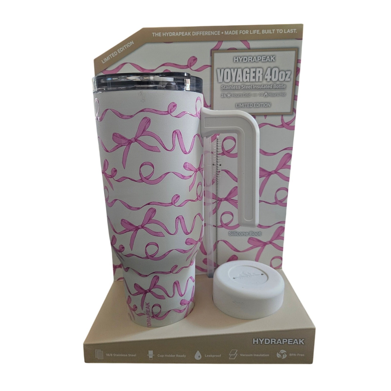 Hydrapeak Voyager 40 oz Stainless Steel Insulated Travel Tumbler Limited Edition