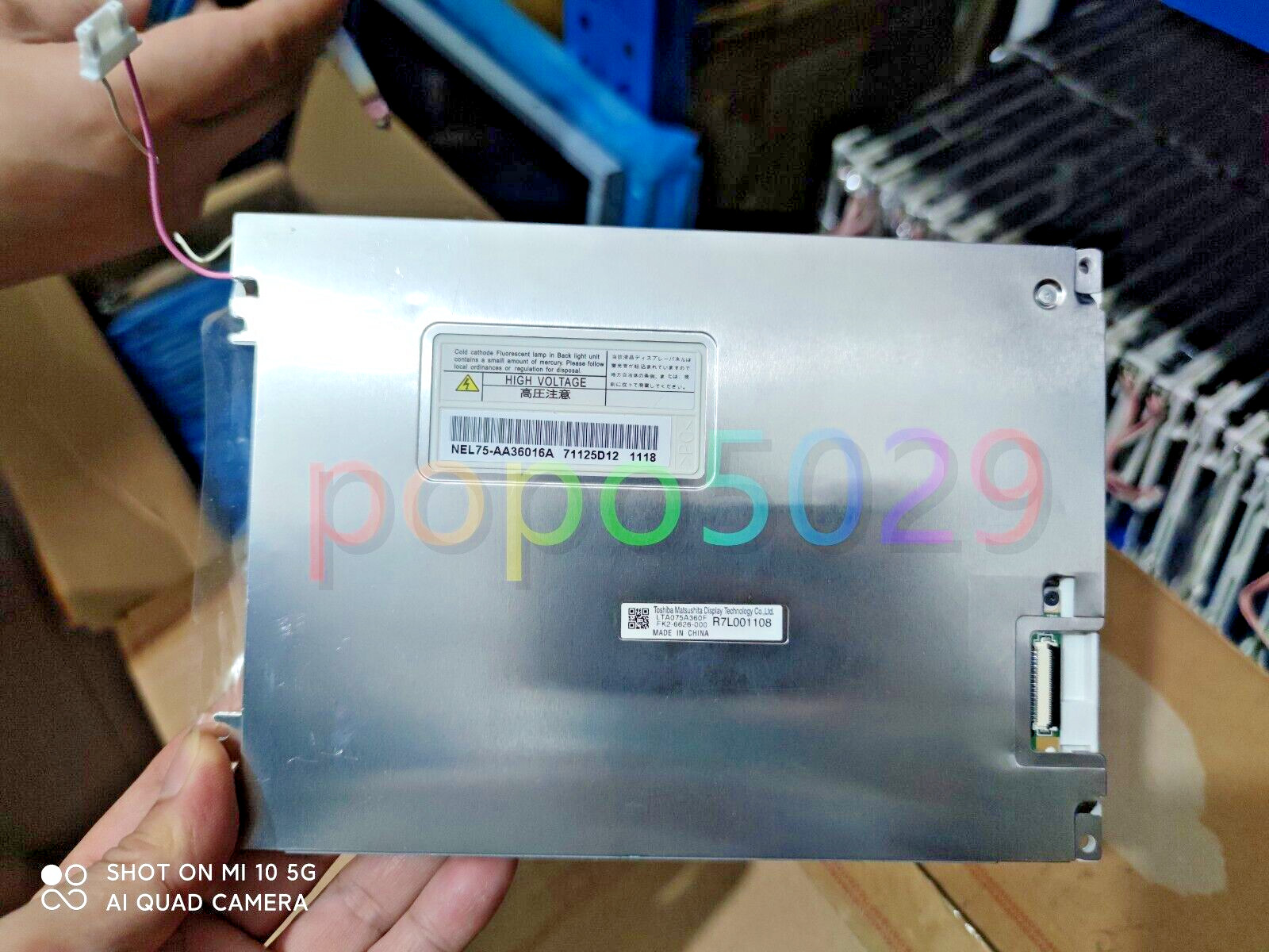 5.7" LTA075A360F original industrial display LCD screen ,fast shipping
