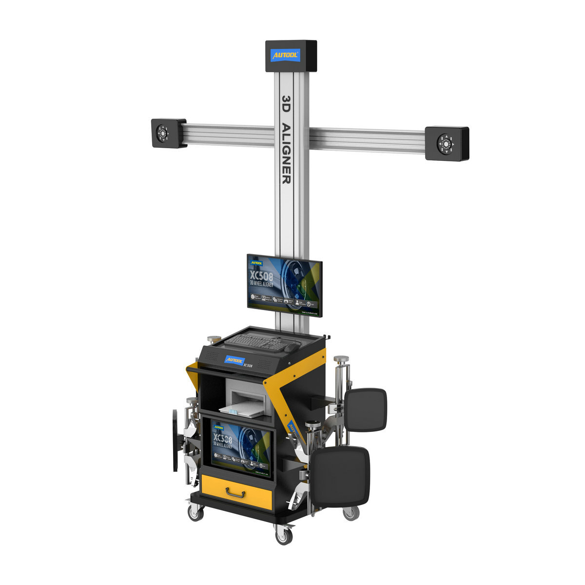 AUTOOL 3D Wheel Alignment Machine Fully Automatic Tracking Tire Aligner System