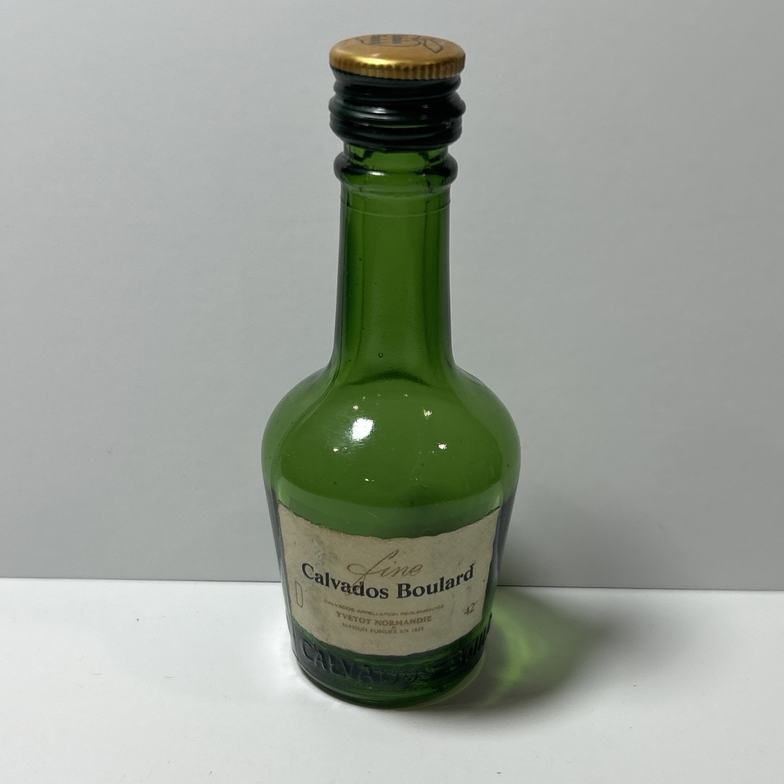 Fine Calvados Boulard  Whiskey 1/10th Pint Bottle
