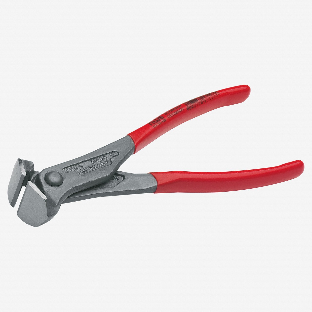 NWS 8" End Cutting Nipper - Atramentized - Plastic Grip