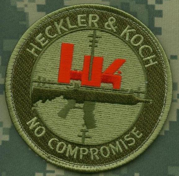 NATO AFGHAN ISAF JSOC SEAL SAS JTF2 KSK vêlkrö PATCH: Heckler Koch No Compromise