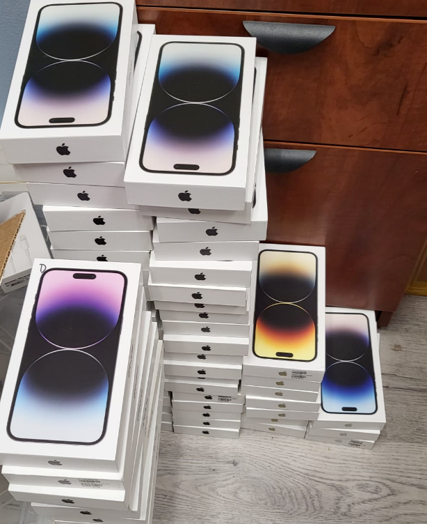Original iPhone Retail Box with Manual 14 Pro Max Plus Black Gold Silver Gray