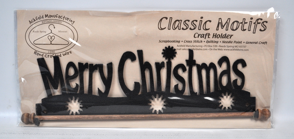 Classic Motifs 12 Inch Merry Christmas Craft Holder