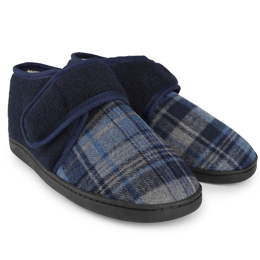 riemot Men's Slippers Winter Bootie Memory Foam Slip on House Shoes Casual Shoes