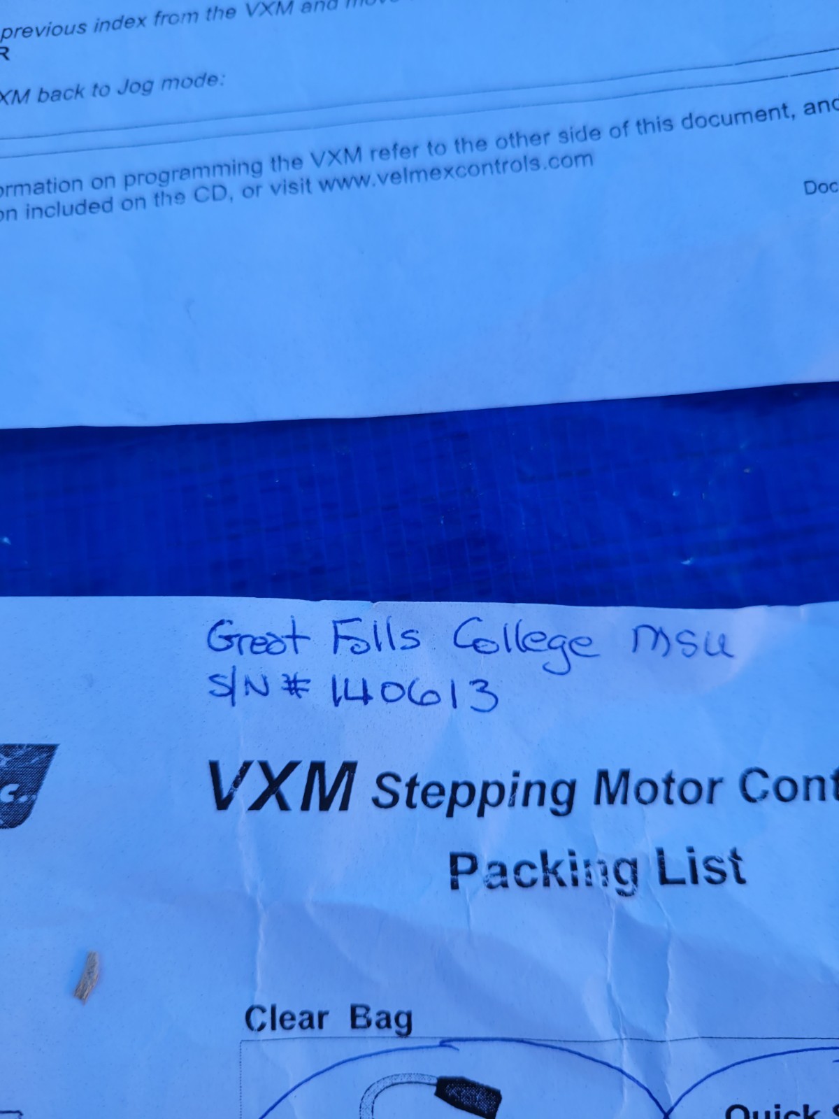 Velmex VXM Stepping Motor Controller Single Axis RS-232 Govt Surplus Lab Science