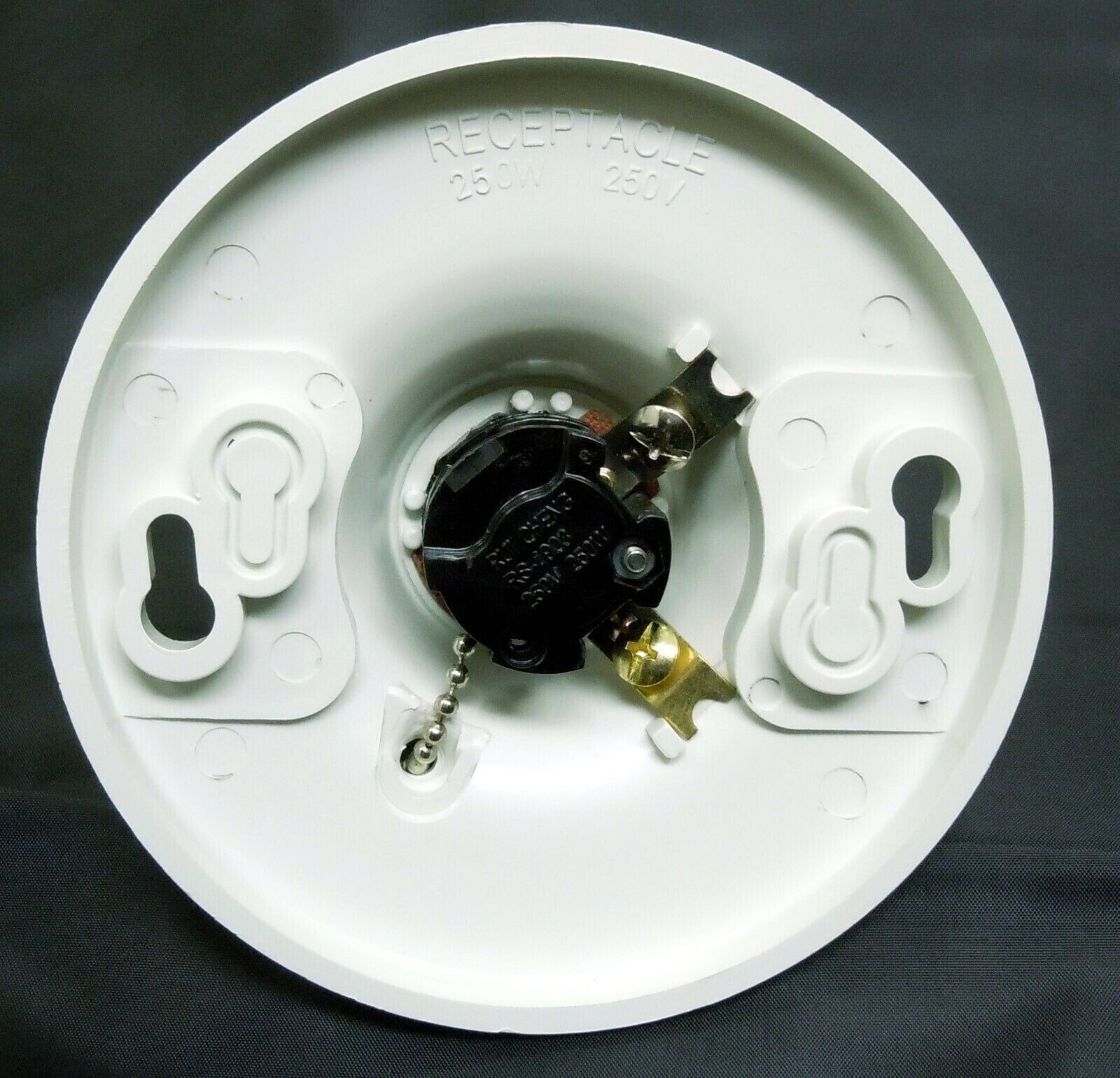 Ceiling mount light bulb 125v Socket with on / off pulling chain switch