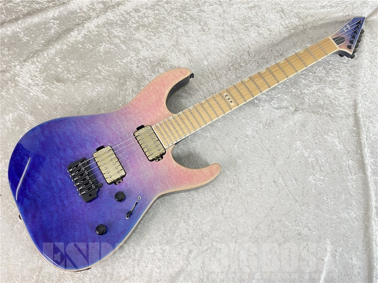 E-II M-II HST QM Indigo Purple Fade Made in Japan 2020s ST Type Electric Guitar