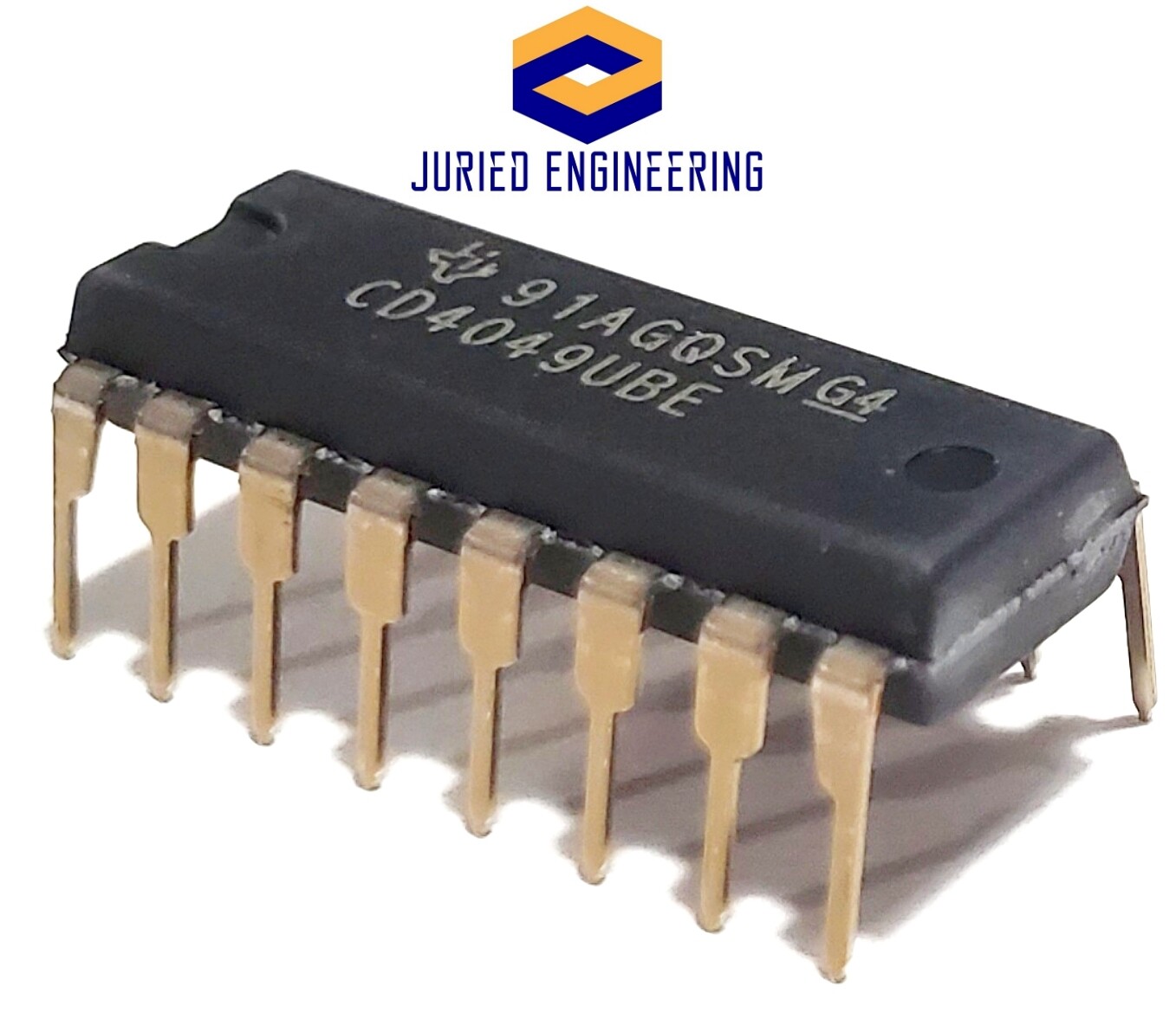 10PCS CD4049UBE CD4049 CMOS HEX Buffer/Converters - New IC