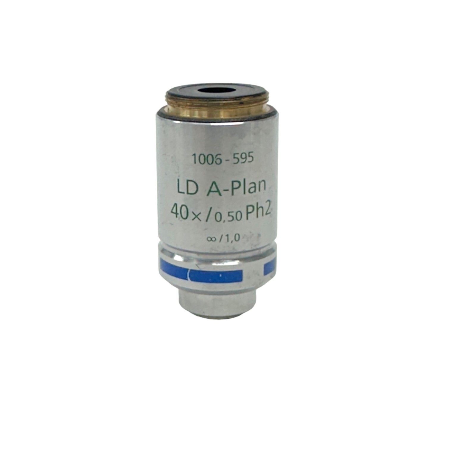 Zeiss 1006-595 LD A-Plan 40x/0.50 ∞/1.0 Ph2 Microscope Objective Lens