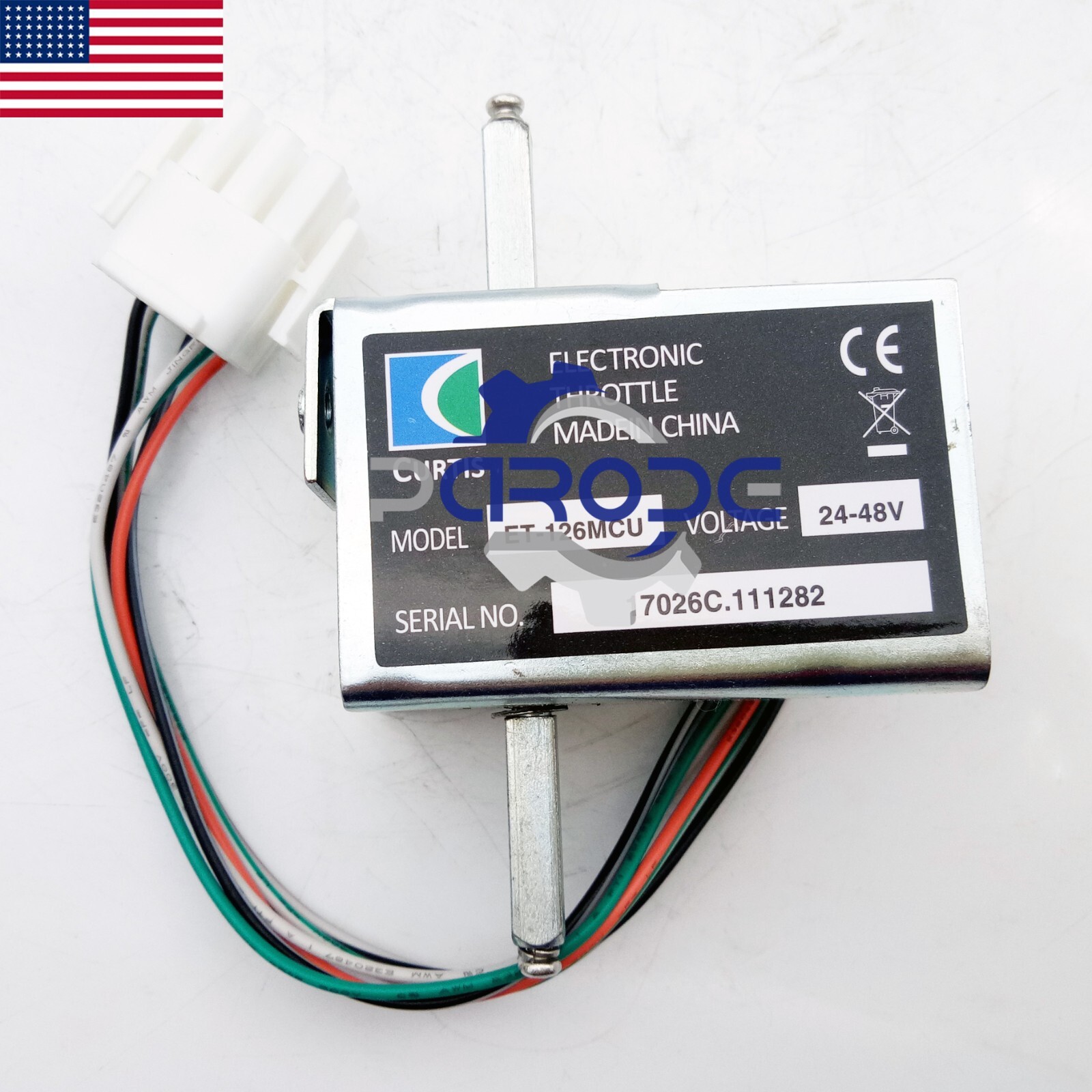 Electronic Throttle ET 126 MCU 24-48V for Curtis Forklift Stacker Pallet Truck