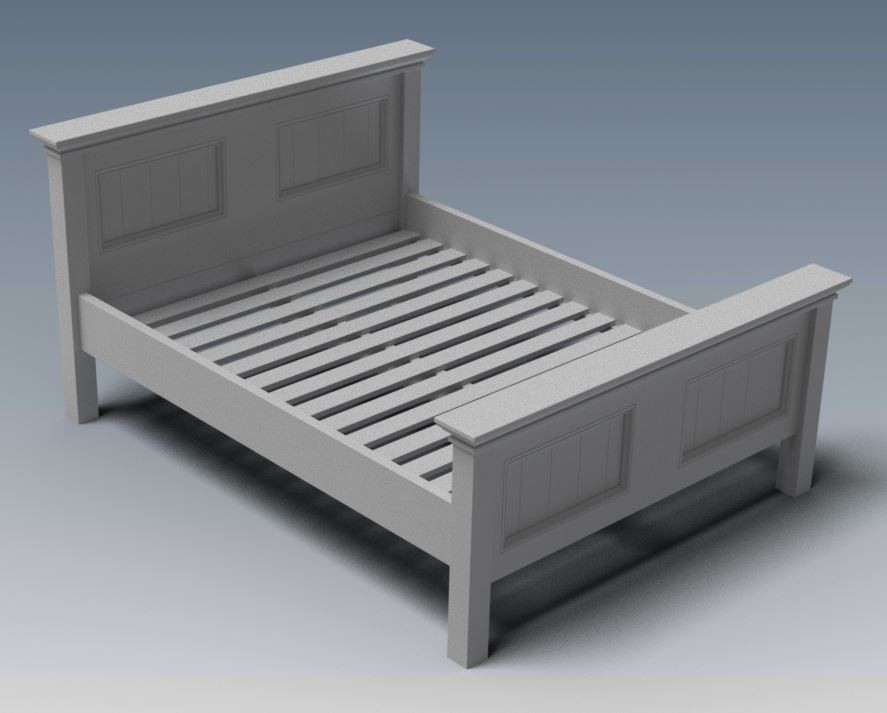 BUILDING PLANS FOR CRAFTON QUEEN SIZE TIMBER BED - MAKE YOUR OWN & SAVE $$$