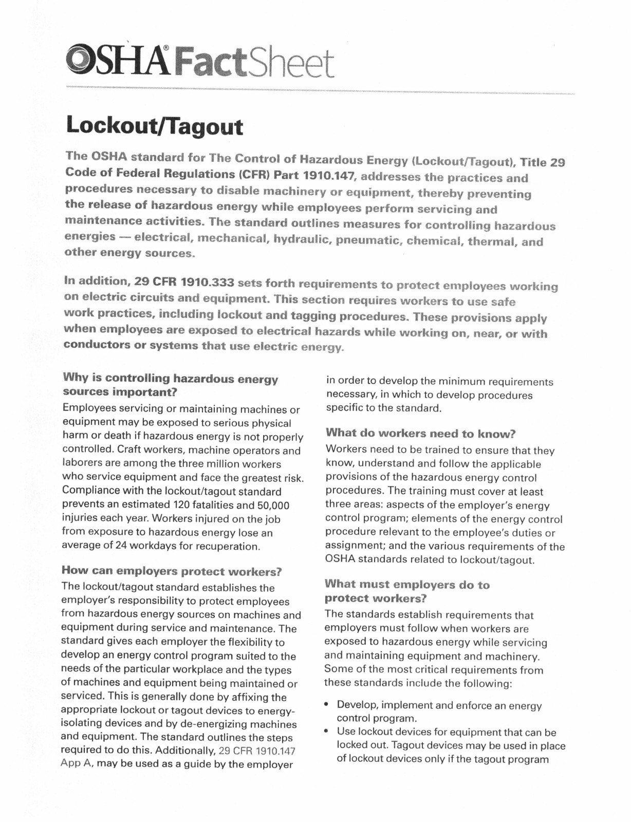 ELECTRICAL SAFETY LOCKOUT KIT – NEW OLD STOCK