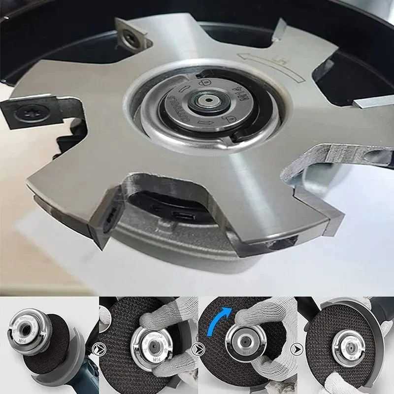 Angle Grinder Flange Nut - M14 Quick Release for Diamond Cutting Disks