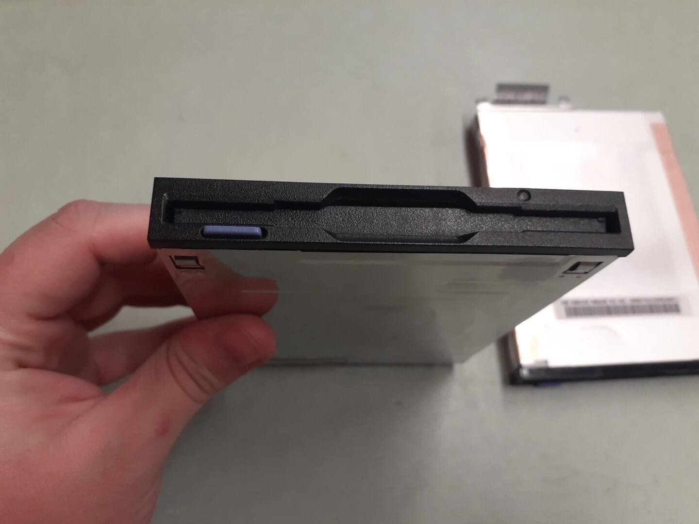 (2) IBM 92P5988 Floppy Disk Drive - Black Bezel