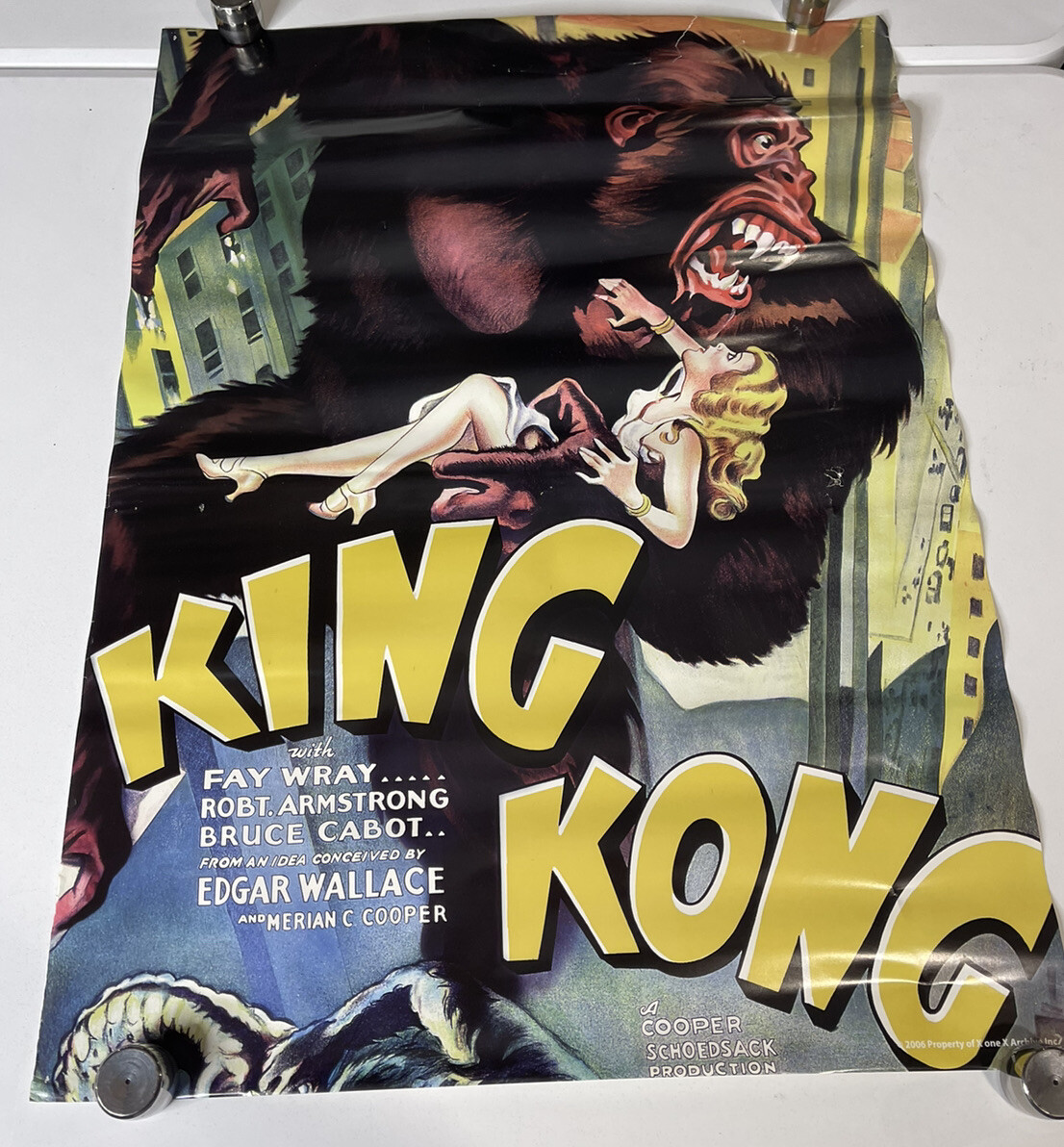2006 Sci-Fi Poster Science Fiction Movie King Kong Movie 1933 Poster 21x28” 1