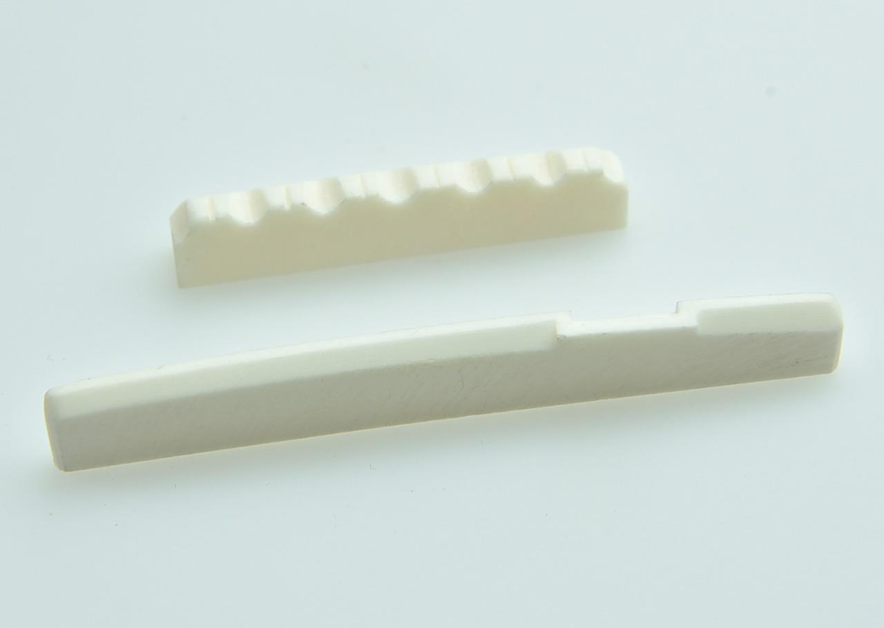 Pure Bone Nut and Saddle Folk Guitar Bone Nut Saddle for Acoustic Guitar