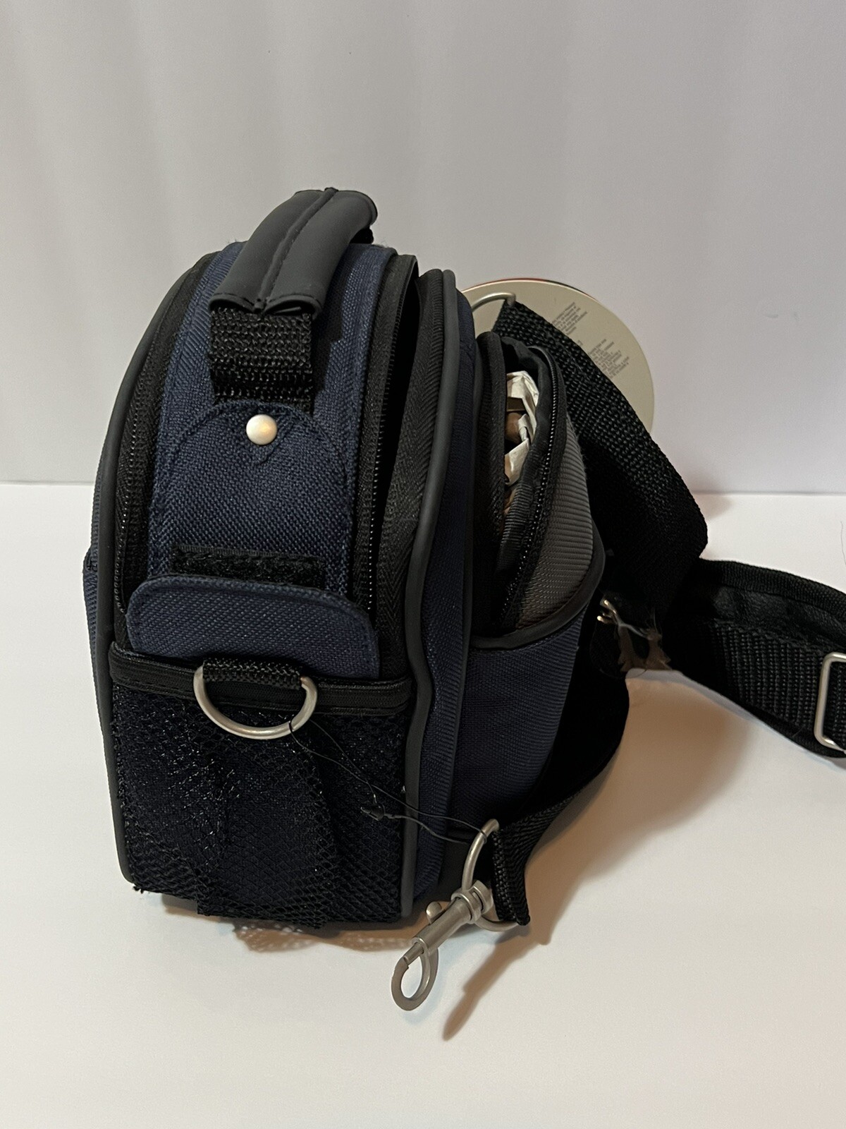 AMBICO Camera/Accessor Bag BC03GA NWT Blue Gray Strap And Belt Loop