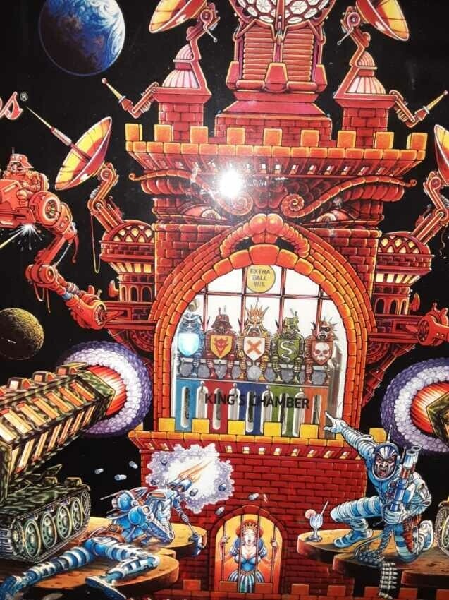 Williams Big Guns King's Chamber Inner Plastic Pinball