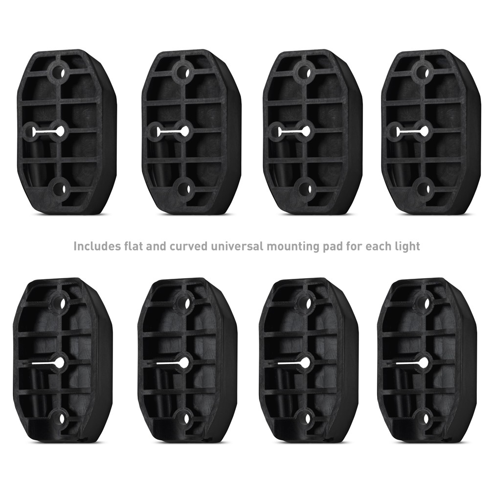 Borne Off-Road Rock Light (4) Short Harness