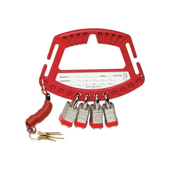 Master Lock S125 Padlock Station, Unfilled, 1 Component