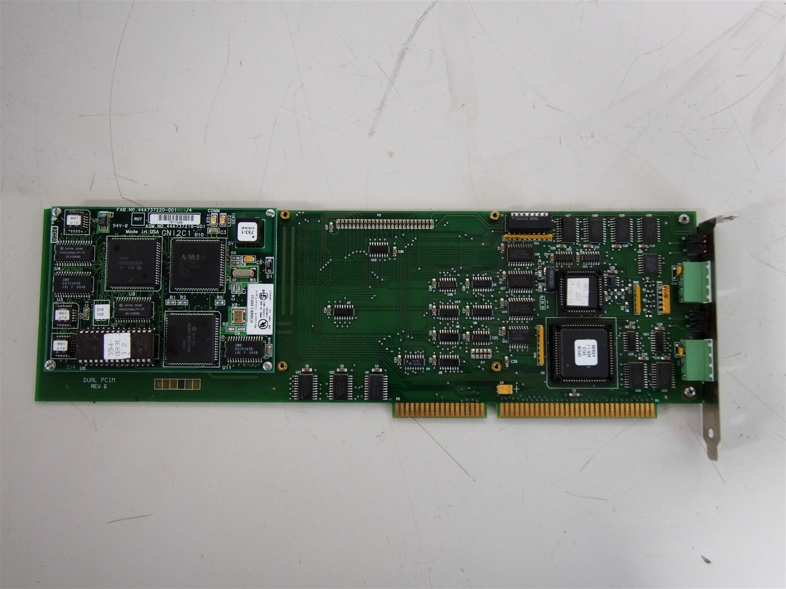 GE Fanuc IC660ELB922M Dual Channel PCIM Card Bad COM A port