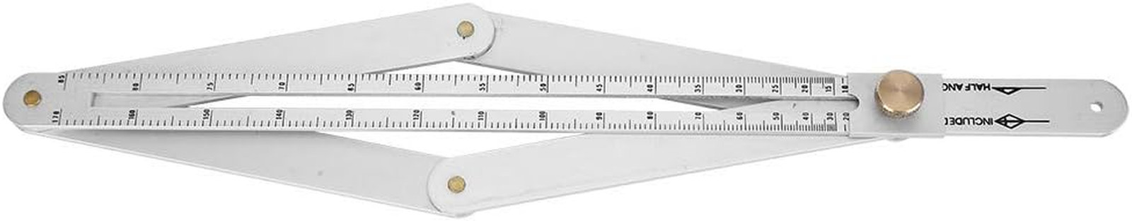 Stainless Steel Corner Angle Finder Protractor 0-170° Woodworking Measuring